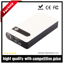 CE FCC ROHS car battery jump starter 8000mAh multi-function jump starter with portable car charger